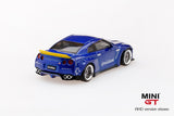 1/64 Pandem Nissan GT-R R35 Ducktail Velocity Blue (RHD)