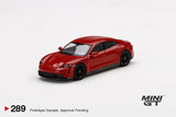 Mini Gt 1/64 Porsche Taycan Turbo S Carmine Red