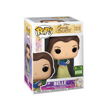 Funko Pop! Disney: 2021 ECCC Funko Shared Exclusive - Beauty and The Beast 30th Anniversary - Belle in Green Dress with Book