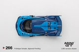 Mini GT 1/64 Bugatti Vision Gran Turismo Light Blue (LHD)