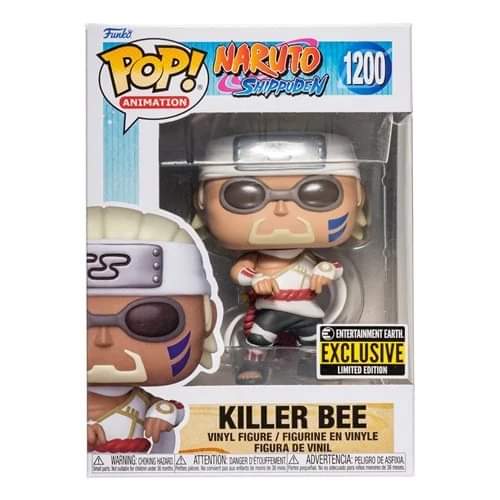 Funko Pop! Animation: Naruto Sippuden Killer Bee Entertainment Earth  Exclusive