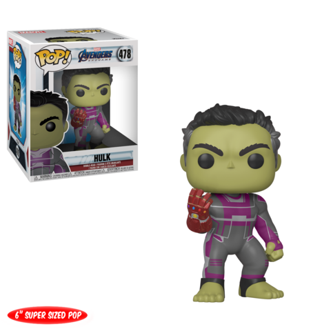 Pop! Marvel: Avengers Endgames W2 - 6" Hulk wearing Infinity Gauntlet