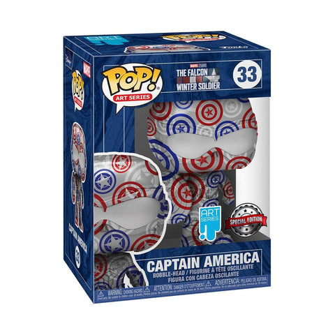Funko Pop! Artist Series: Patriotic Age - Captain America (Special Edition)