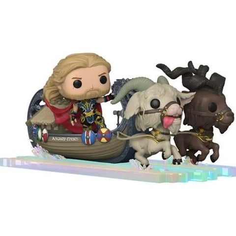 Funko Pop Rides! Marvel Thor: Love and Thunder Goat Boat with Thor, Toothgnasher & Toothgrinder