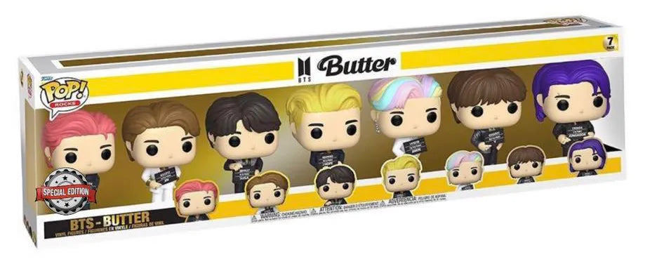 防弾少年団(BTS) - BTS Funko Pop! special edition SPECIAL EDITION BTS BUTTER 7-PACK 3.75