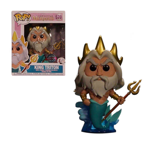 Pop! Disney: The Little Mermaid - King Triton 6" (Exclusive)